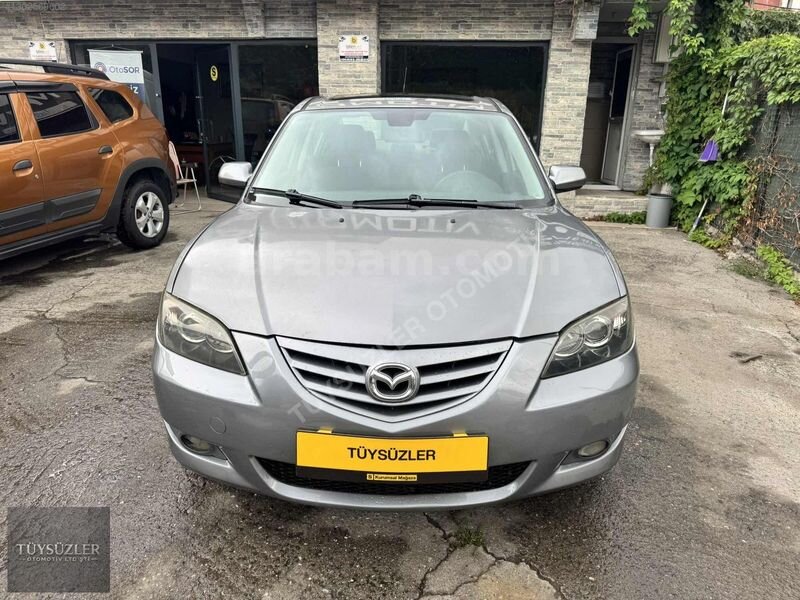 Galeriden Mazda 3 1.6 Dynamic 2005 Model İstanbul 299.000 km Gri
