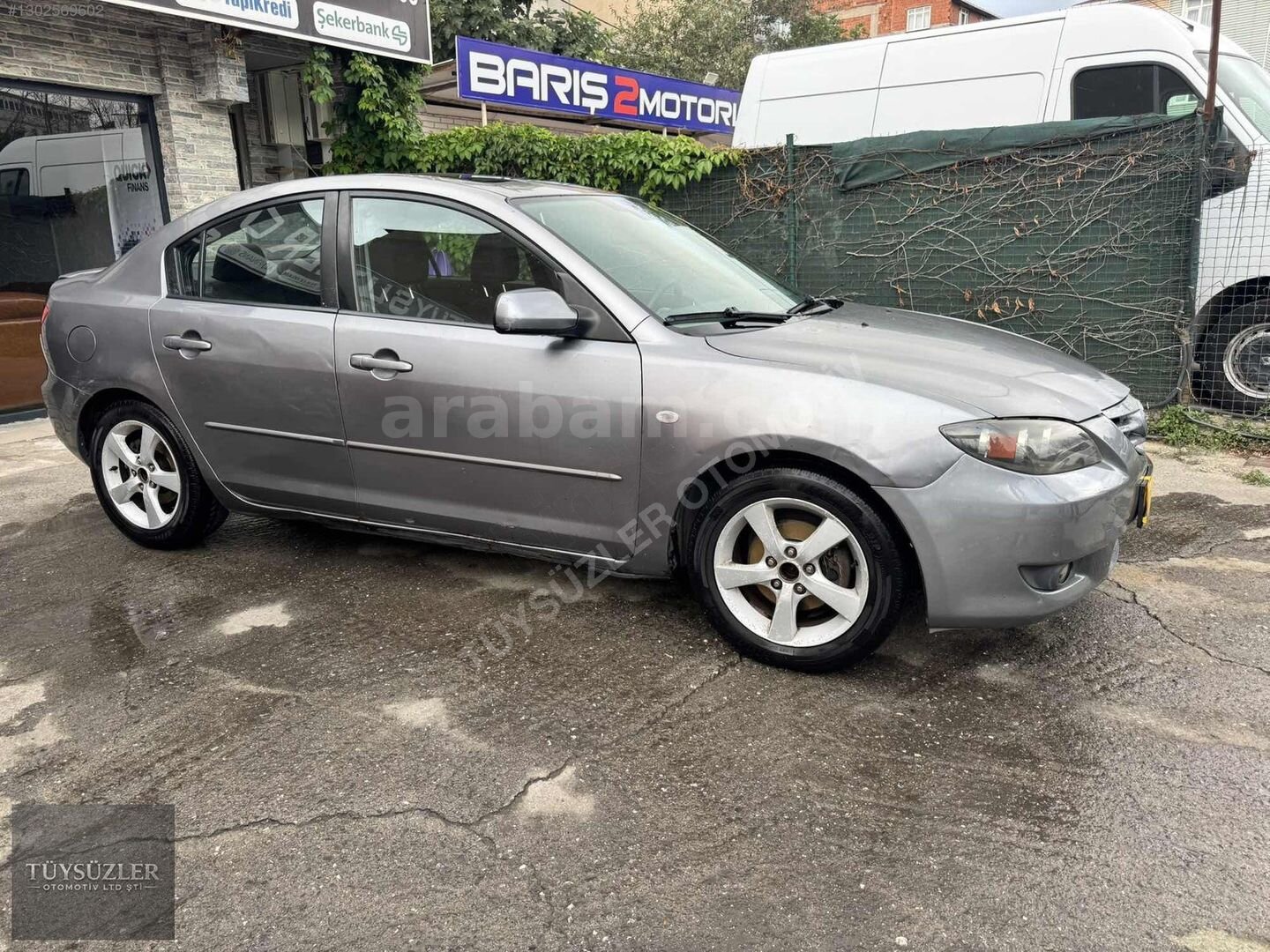 Galeriden Mazda 3 1.6 Dynamic 2005 Model İstanbul 299.000 km Gri 3