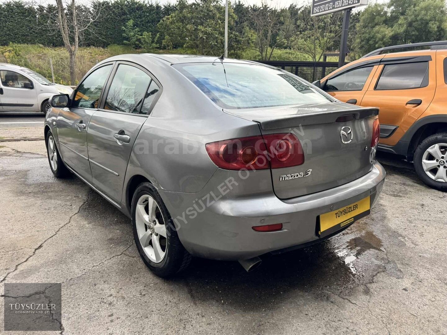 Galeriden Mazda 3 1.6 Dynamic 2005 Model İstanbul 299.000 km Gri 7