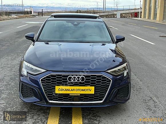 ÖZKANLAR'DAN 2023 MODEL A3 SEDAN 35 TFSİ S-LİNE HATASIZ ORJİNAL