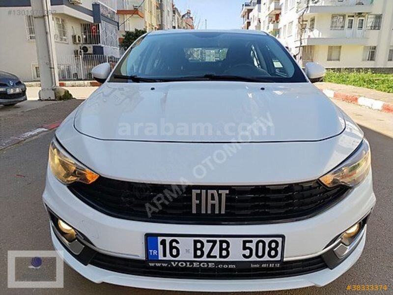 Galeriden Fiat Egea 1.3 Multijet Easy Plus 2023 Model Antalya 103.000 km Beyaz