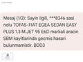 2023 MODEL EGEA EASY PLUS DİZEL 103 BİNDE ORJİNAL SERVİS BAKIMLI