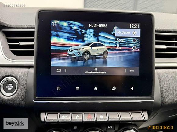 'beytürk' 2024 RENAULT CAPTUR 1.3TCE ICON HATASIZ '18 BİN KMDE'