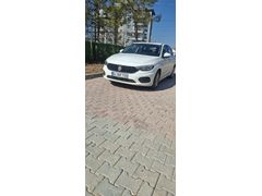 Sahibinden yeni vizeli Fiat Egea 1.4 Fire Easy 2020 Model  70 000 km Beyaz