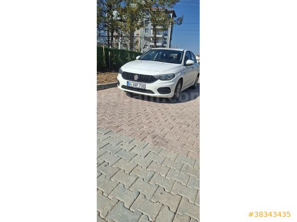 Sahibinden yeni vizeli Fiat Egea 1.4 Fire Easy 2020 Model  70 000 km Beyaz