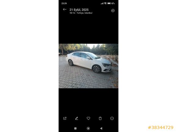 Sahibinden Renault Megane 1.3 TCe Icon 2025 Model