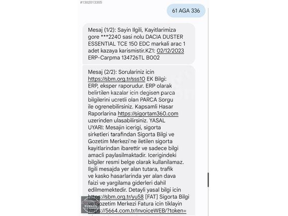 KUBALİÇ DEN 2023 MODEL Duster 1.3 Turbo Essential EDC 4X2