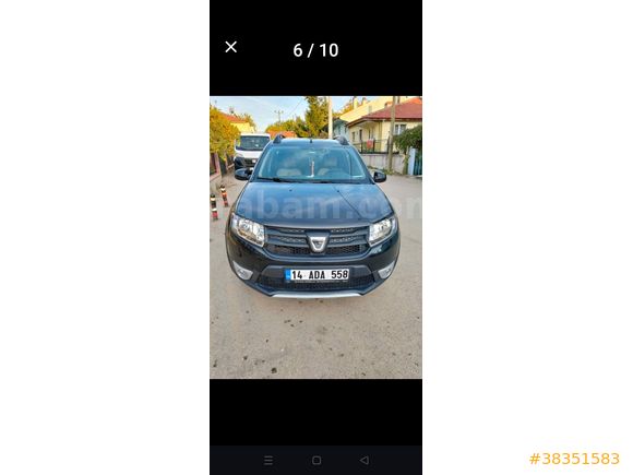 Sahibinden Dacia Sandero 1.5 dCi Stepway 2016 Model