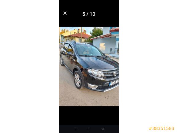 Sahibinden Dacia Sandero 1.5 dCi Stepway 2016 Model