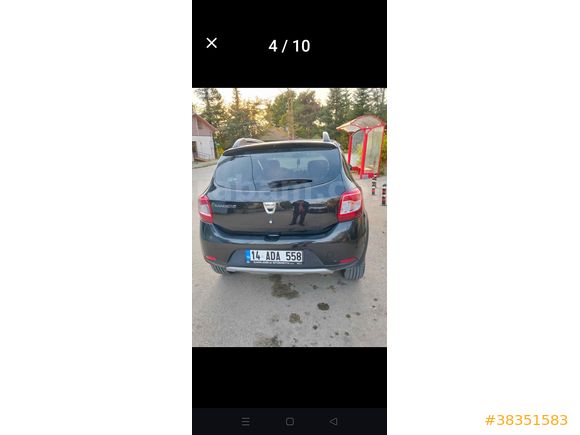 Sahibinden Dacia Sandero 1.5 dCi Stepway 2016 Model