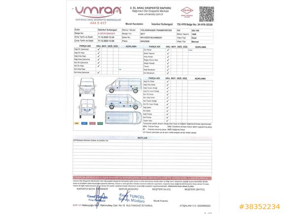 SAHİBİNDEN TEMİZ TURİZM ARACI