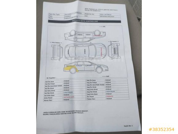 Sahibinden Ford Focus 1.5 TDCi Trend X 2015 Model Batman 205.000 km Beyaz