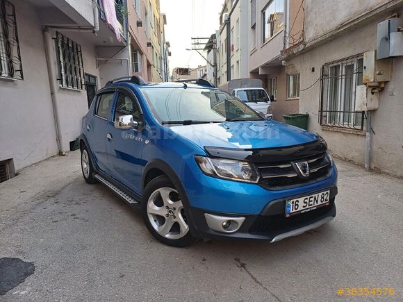 Sahibinden Dacia Sandero 1.5 dCi Stepway 2016 Model  61.000 km Mavi