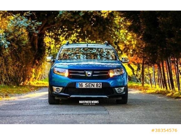 Sahibinden Dacia Sandero 1.5 dCi Stepway 2016 Model  61.000 km Mavi