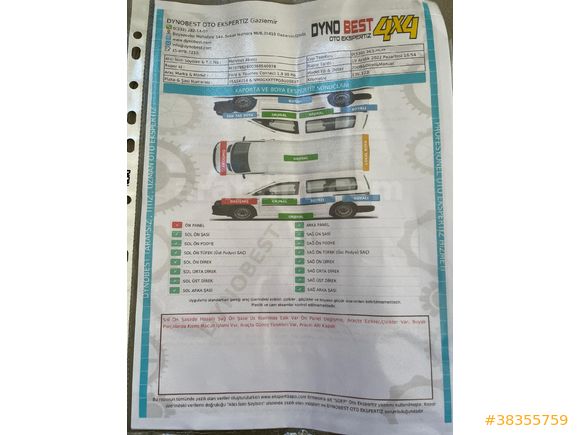 Sahibinden Ford Tourneo Connect 110PS 2009 Model