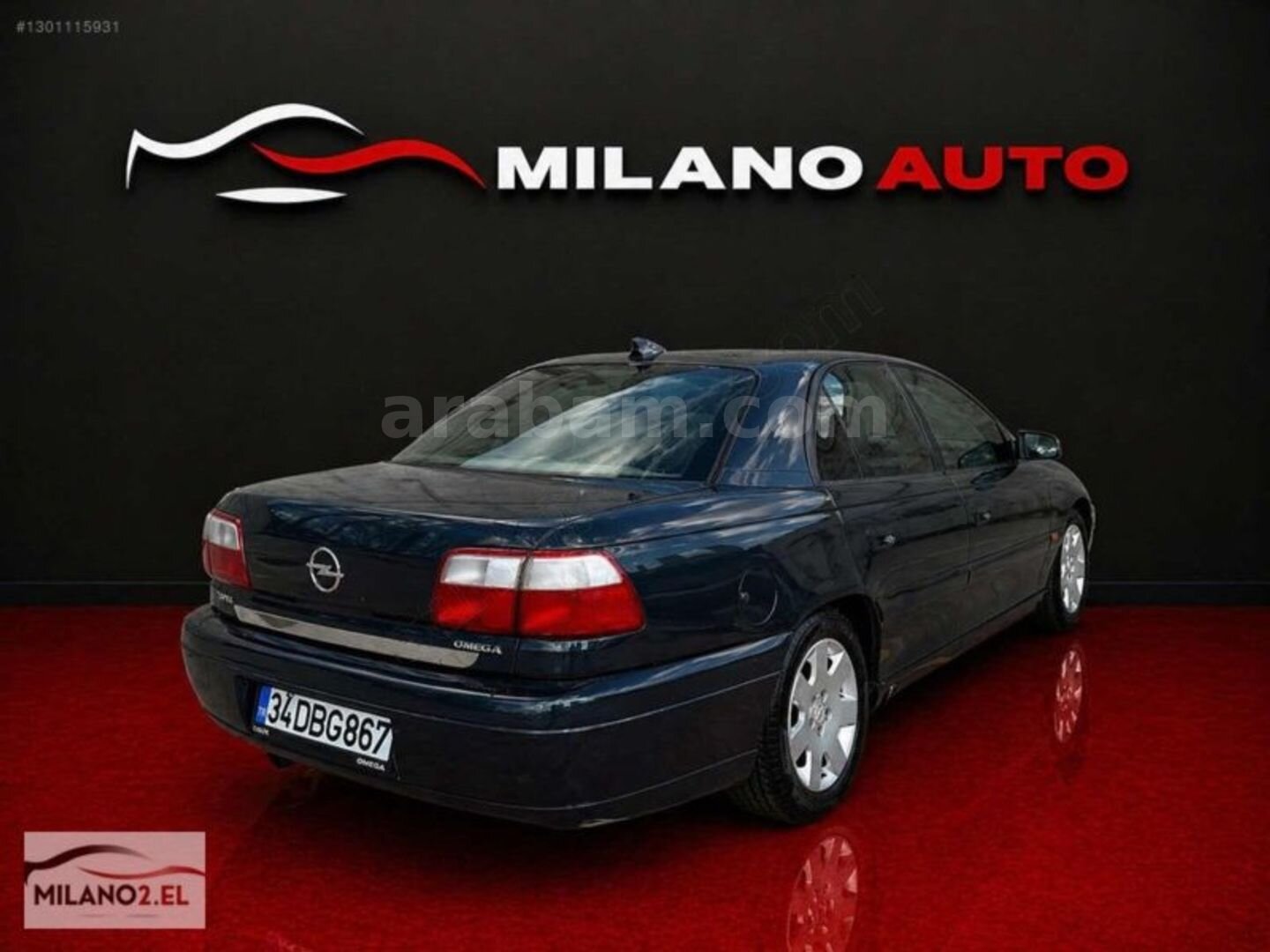 Galeriden Opel Omega 2.5 Elegance 2000 Model İstanbul 292.000 km Lacivert 4