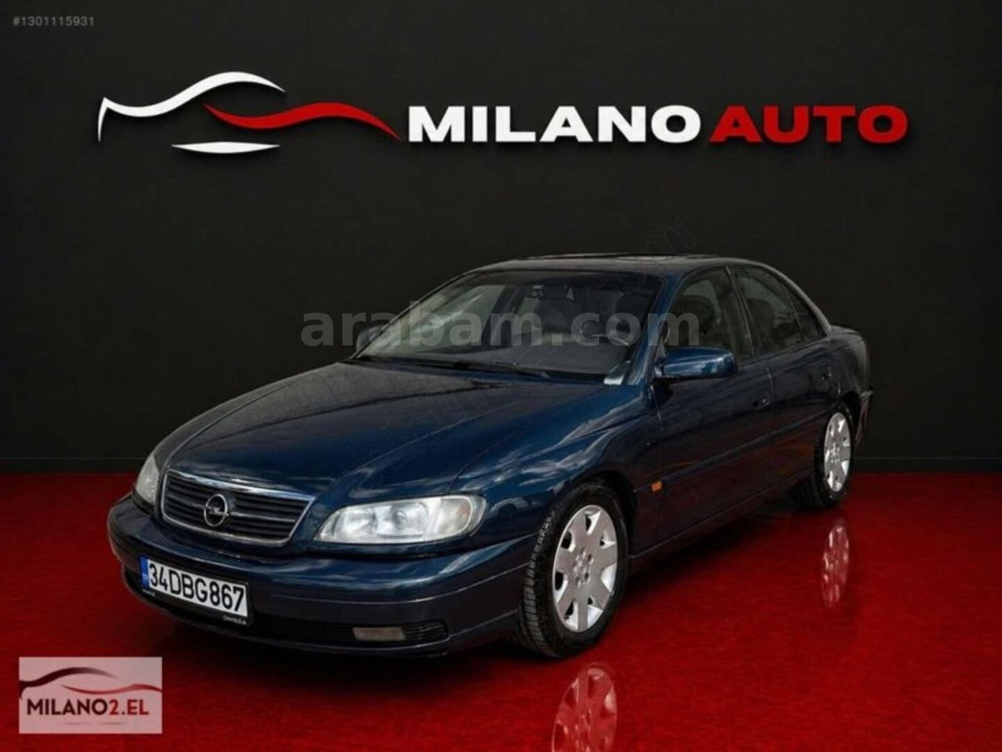 Galeriden Opel Omega 2.5 Elegance 2000 Model İstanbul 292.000 km Lacivert 3