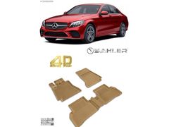 Mercedes W205 c serisi bej renk havuz paspas takımı sahler