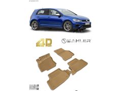 Golf 7 bej renk havuz paspas takımı sahler