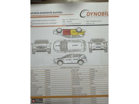 2017 MODEL / 1.5 DİZEL / 149.000 KM / STEPWAY / 609.000 TL KREDİ