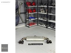 Leon / Golf uyumlu son susturucu görünüm Y pipe