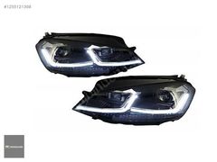 Volkswagen Golf 7.5 İçin Uyumlu J LED Far Takımı
