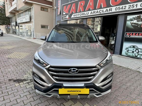 HATASIZ 2017 HYUNDAI TUSCON 1.6 GDI ELİTE CAM TVN DERİ 88 BİN KM
