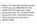 Sahibinden ML 350 Özel Plaka Aile Aracı