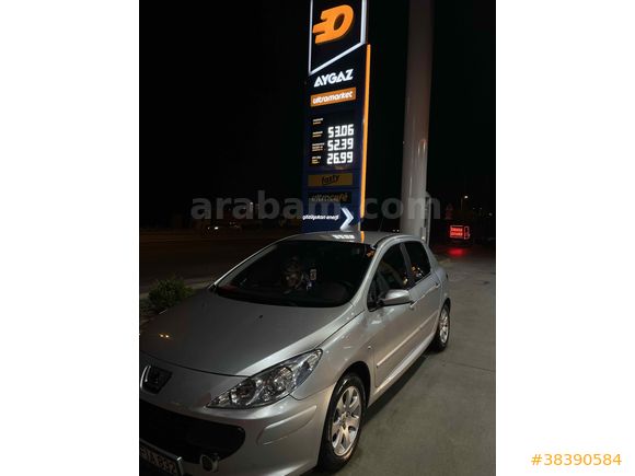 Sahibinden Peugeot 307 1.6 Feline 2008 Model Ankara 198.000 km Gri (metalik)