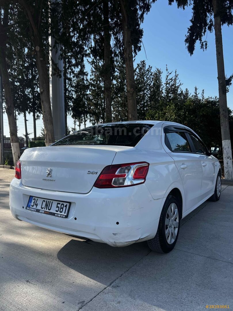 Sahibinden Peugeot 301 1.6 HDi Active 2015 Model Hatay 134.000 km Beyaz 4