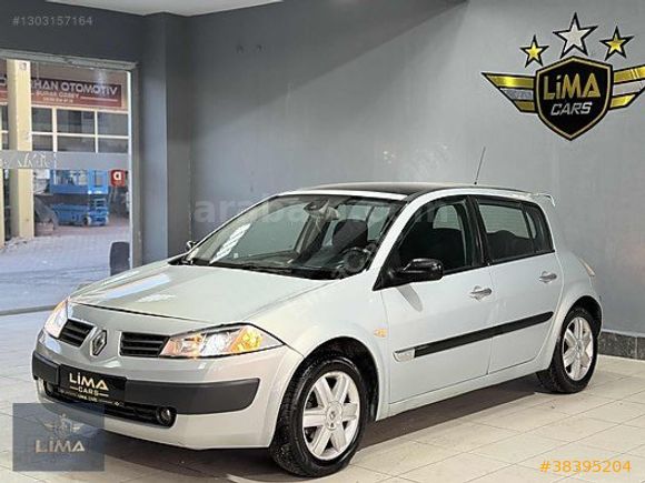 2004 MODEL MEGANE 1.6 BENZİN-LPG OTOMATK DİNAMİK 247 BİNDE.!