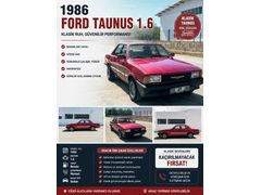 Sahibinden Ford Taunus 1.6 S 1986 Model 
