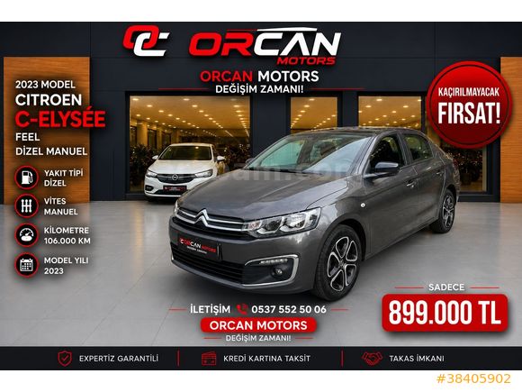 ORCAN MOTORS dan 2023 C-Elysee 1.5 BlueHDI Feel