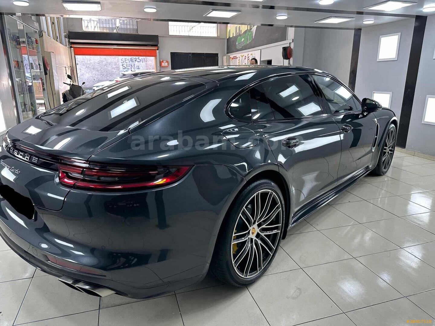 Galeriden Porsche Panamera Turbo 2018 Model İstanbul 72.000 km Siyah 5