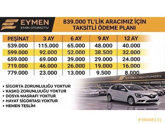2023 EGEA EASY 1.3 MULTİJET %60 PEŞİNLE TAKSİTLİ SATIŞ VARDIR
