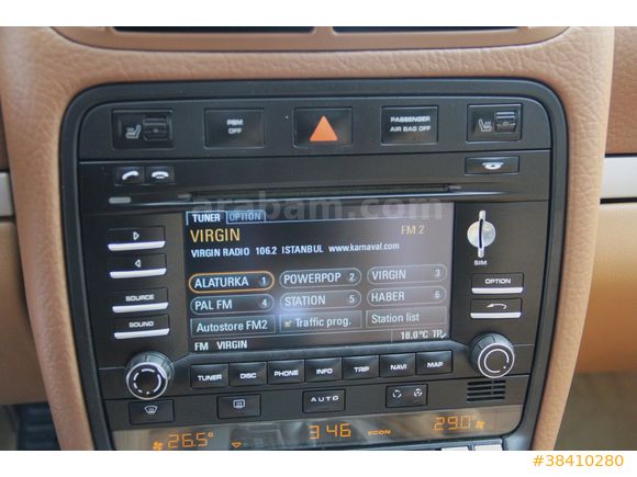 ENCAR'DAN 2009 PORSHE CAYENNE 3.6 İÇİ TABA CAM TAVAN İLK ELDEN