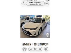 Sahibinden Toyota Corolla 1.8 Hybrid Dream 2020 Model İstanbul 93.250 km Beyaz