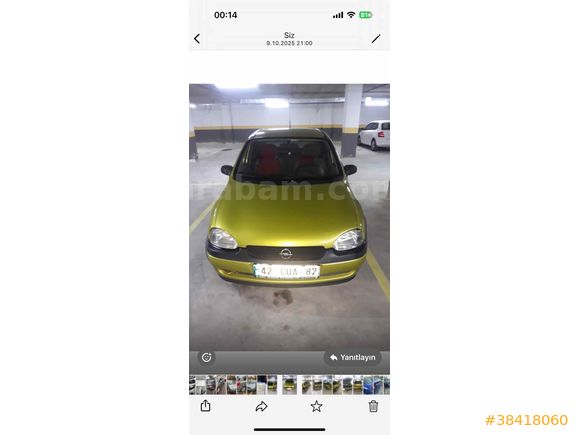 Sahibinden Opel Corsa 1.4 Swing 1998 Model İstanbul