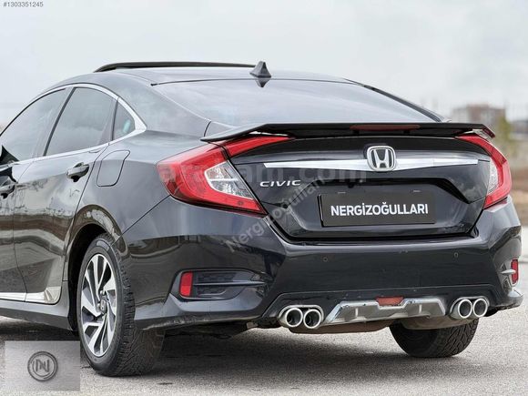 2017 CIVIC 1.6i-VTEC ECO Elegance 125HP +SANRUFF+GERİ GÖRŞ+%20