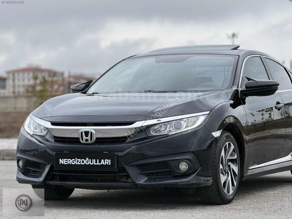 2017 CIVIC 1.6i-VTEC ECO Elegance 125HP +SANRUFF+GERİ GÖRŞ+%20