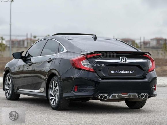 2017 CIVIC 1.6i-VTEC ECO Elegance 125HP +SANRUFF+GERİ GÖRŞ+%20