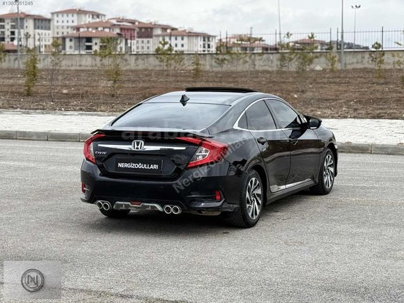 2017 CIVIC 1.6i-VTEC ECO Elegance 125HP +SANRUFF+GERİ GÖRŞ+%20