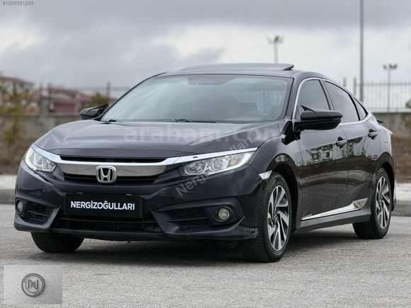 2017 CIVIC 1.6i-VTEC ECO Elegance 125HP +SANRUFF+GERİ GÖRŞ+%20
