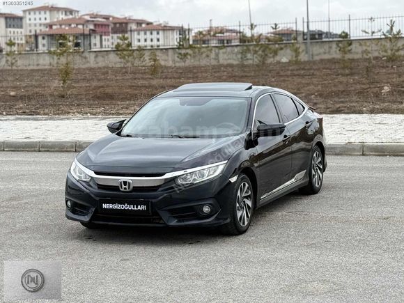 2017 CIVIC 1.6i-VTEC ECO Elegance 125HP +SANRUFF+GERİ GÖRŞ+%20