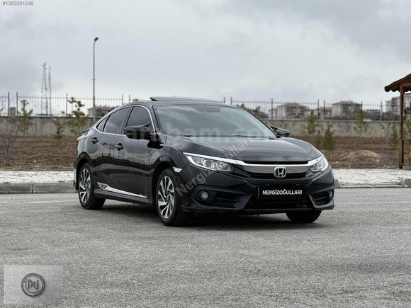 2017 CIVIC 1.6i-VTEC ECO Elegance 125HP +SANRUFF+GERİ GÖRŞ+%20