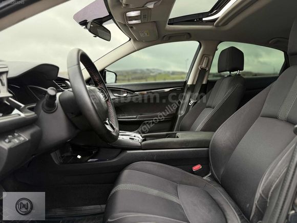 2017 CIVIC 1.6i-VTEC ECO Elegance 125HP +SANRUFF+GERİ GÖRŞ+%20