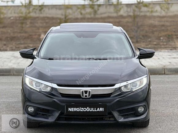 2017 CIVIC 1.6i-VTEC ECO Elegance 125HP +SANRUFF+GERİ GÖRŞ+%20