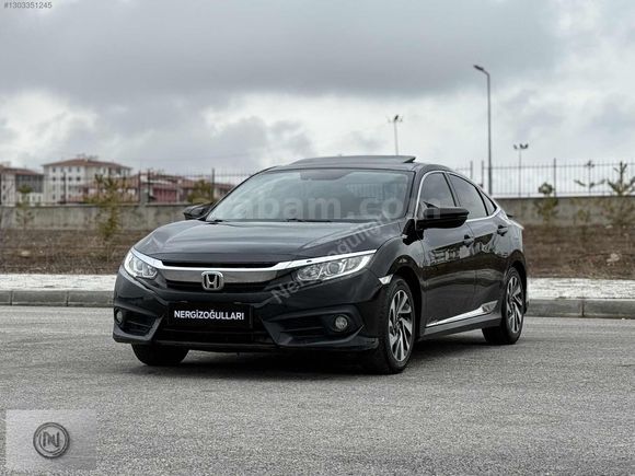 2017 CIVIC 1.6i-VTEC ECO Elegance 125HP +SANRUFF+GERİ GÖRŞ+%20