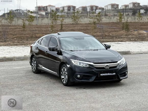 2017 CIVIC 1.6i-VTEC ECO Elegance 125HP +SANRUFF+GERİ GÖRŞ+%20