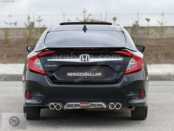 2017 CIVIC 1.6i-VTEC ECO Elegance 125HP +SANRUFF+GERİ GÖRŞ+%20